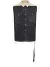 Rick Owens Drkshdw Drkshdw By Rick Owens Sl Tommy Jumbo Jacket In Schwarz