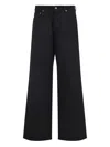 Rick Owens Drkshdw Drkshdw By Rick Owens Wide-leg High-waisted Jeans In Black