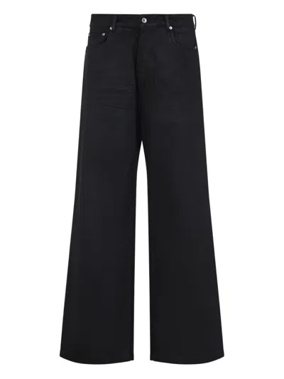 Rick Owens Drkshdw Drkshdw By Rick Owens Geth Black Cotton Jeans