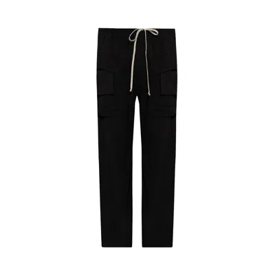 Pre-owned Rick Owens Drkshdw Creatch Cargo Drawstring Pants 'black' | Men's Size Xs