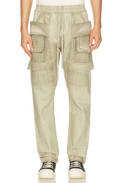 Rick Owens Drkshdw Creatch Cargo Drawstring In Gray
