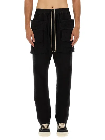 Rick Owens Drkshdw Creatch Cargo Pants In Black