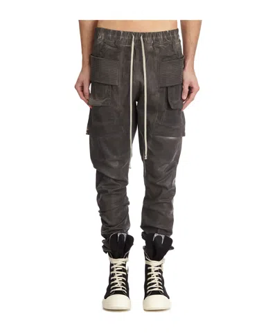 Rick Owens Drkshdw Creatch Trousers In Black