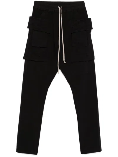 Rick Owens Drkshdw Creatch Trousers In Black