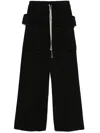 Rick Owens Drkshdw Creatch Trousers In Black