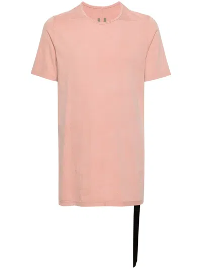 Rick Owens Drkshdw Crew-neck Cotton T-shirt In 粉色