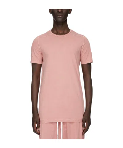 Rick Owens Drkshdw Crew-neck Cotton T-shirt In Pink