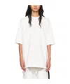 Rick Owens Drkshdw Crew-neck Cotton T-shirt In White