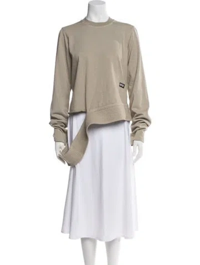 Pre-owned Rick Owens Drkshdw Crew Neck Long Sleeve Sweatshirt In Neutral