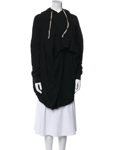 Pre-owned Rick Owens Drkshdw Crew Neck Long Sleeve Tunic In Black