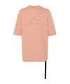 Rick Owens Drkshdw Crew-neck Organic Cotton T-shirt In Nude