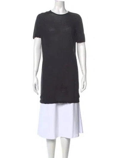 Pre-owned Rick Owens Drkshdw Crew Neck Short Sleeve T-shirt In Gray