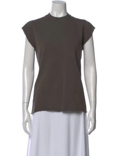 Pre-owned Rick Owens Drkshdw Crew Neck Short Sleeve T-shirt In Gray