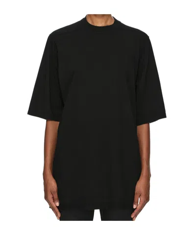 Rick Owens Drkshdw Crew Neck Short-sleeved T-shirt In Black