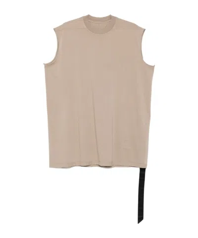 Rick Owens Drkshdw Crew-neck Sleeveless Tank Top In Neutral