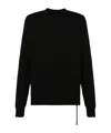 Rick Owens Drkshdw Black Hollywood Crewneck Sweatshirt In Black
