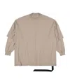 Rick Owens Drkshdw Crew-neck Sweatshirt In Brown