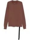 Rick Owens Drkshdw Crew-neck Sweatshirt In Terra