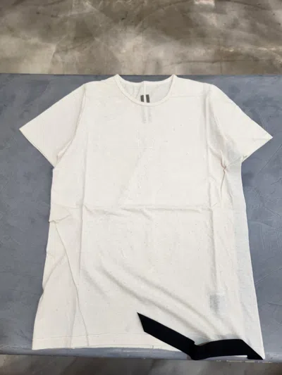 Rick Owens Drkshdw Crew Neck T-shirt In White
