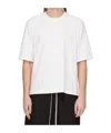 Rick Owens Drkshdw Crew-neck Cotton T-shirt In White