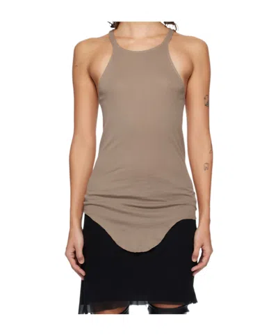 Rick Owens Drkshdw Crew Neck Vest In Gray