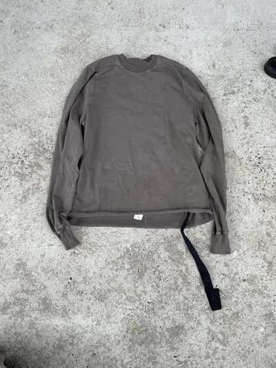 Pre-owned Rick Owens Drkshdw Crewneck Sweat Dust In Sand