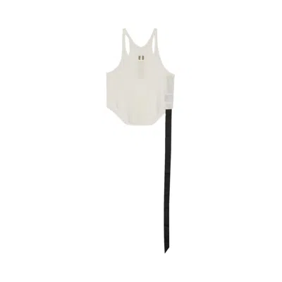Pre-owned Rick Owens Drkshdw Cropped Basic Tank Top 'milk' | White | Women's Size M