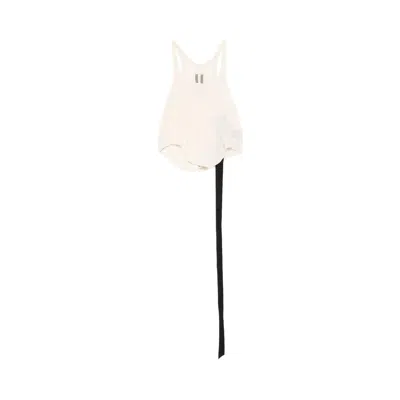 Pre-owned Rick Owens Drkshdw Cropped Basic Tank Top 'natural' | Women's Size Xs