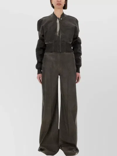 RICK OWENS DRKSHDW CROPPED BOMBER JACKET "FLIGHT JKT"
