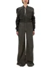 Rick Owens Drkshdw Drkshdw By Rick Owens "flight Jkt" Cropped Bomber Jacket In Grey