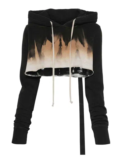 RICK OWENS SUDADERA - NEGRO