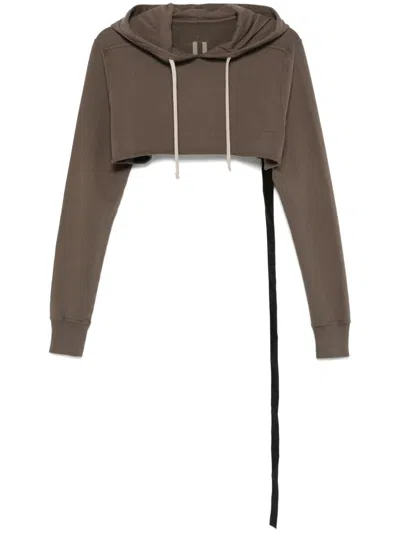 RICK OWENS DRKSHDW CROPPED HOODIE