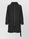 Rick Owens Drkshdw Cropped Jacket Elasticated Cuffs Side Pockets In Black