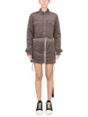 Rick Owens Drkshdw Cropped Jacket In Grey