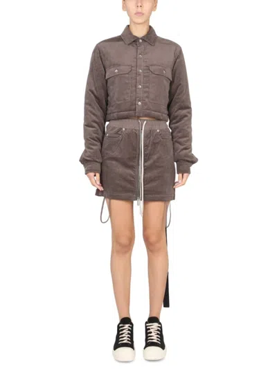 RICK OWENS DRKSHDW CROPPED JACKET