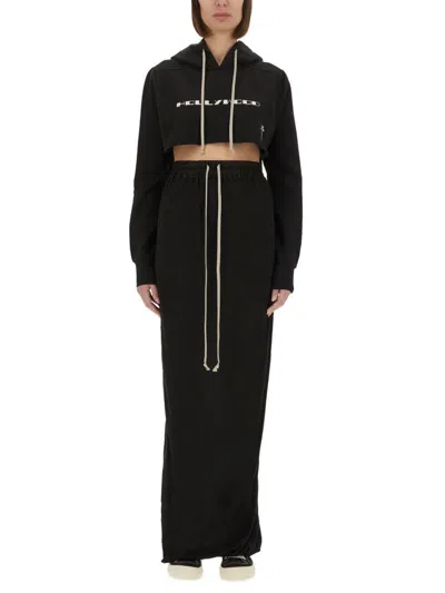 RICK OWENS DRKSHDW RICK OWENS DRKSHDW CROPPED SWEATSHIRT