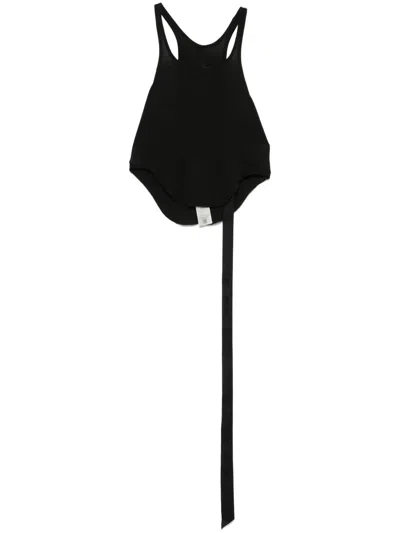 Rick Owens Drkshdw Cropped Tank Top In Black