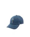Rick Owens Drkshdw Curved Brim Cap In Blue
