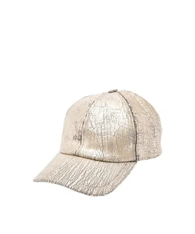 Rick Owens Drkshdw Curved Brim Hat In Nude