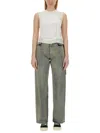 Rick Owens Drkshdw Sheer Sleeveless Top Cut-outs