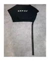 Rick Owens Drkshdw Dagger Graphic-print T-shirt In Black