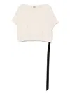 Rick Owens Drkshdw Dagger Top In Neutrals