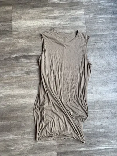 Pre-owned Rick Owens Drkshdw Dbl Sleeveless Double Lined Tee