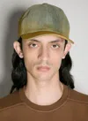 Rick Owens Drkshdw Denim Baseball Cap In Green