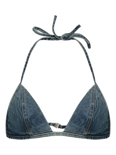Rick Owens Drkshdw Denim Bra