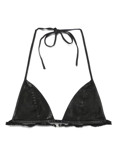 RICK OWENS DRKSHDW DENIM BRALETTE