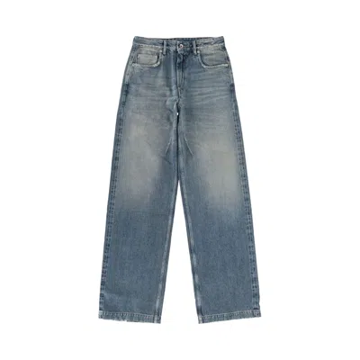 Pre-owned Rick Owens Drkshdw Denim Geth Jeans 'washed Indigo' | Blue | Women's Size 25