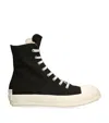 Rick Owens Drkshdw Drkshdw By Rick Owens Hollywood High Top Sneakers Black And Milk