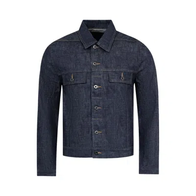 Pre-owned Rick Owens Drkshdw Denim Jacket 'indigo'