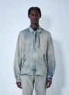 Rick Owens Drkshdw Denim Jacket In White